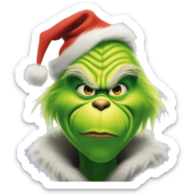 The grinch sticker