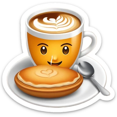 Kahveye kaçan turuncu saç uzun hafif dalgalı gözler kahverengi gözlük buğday ten dar siyah baskılı t-shirt sticker