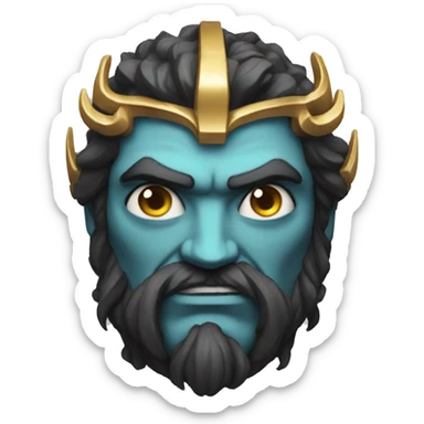 hades god of infraworld sticker