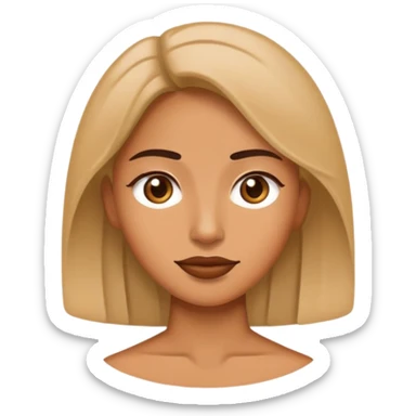 Quiero una mujer diciendo Que sticker