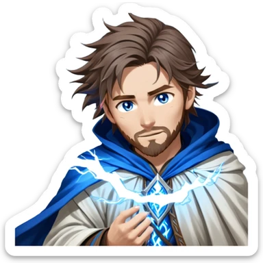 Storm Wizard sticker