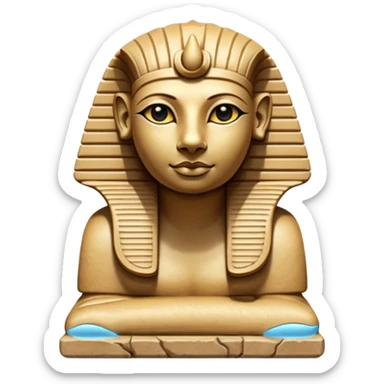sphinx sculpture sticker
