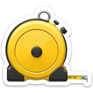 Tape measure sticker