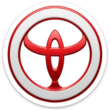 Toyota logosu sticker