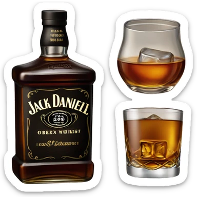 Jack daniel’s whisky. sticker