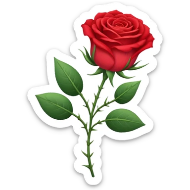 trident entouré de roses (fleurs) sticker