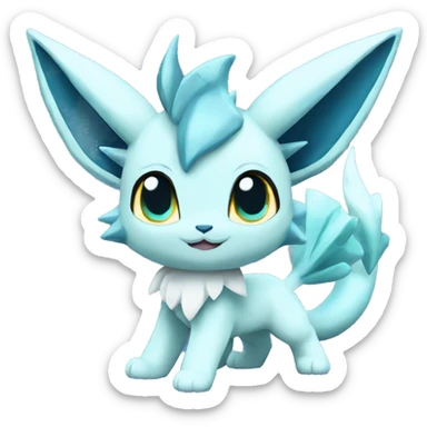 Glaceon-Vaporeon full body sticker