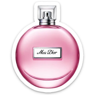 Miss dior perfume sticker