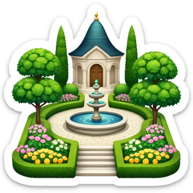 Fancy deluxe garden sticker