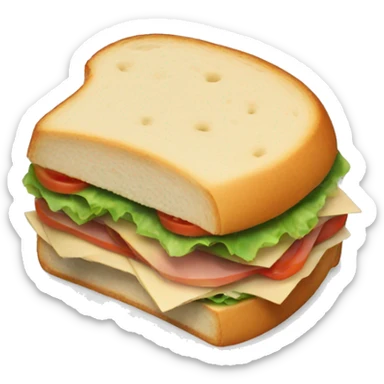 Sandwich sticker
