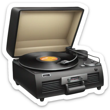 Record player  sticker