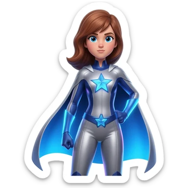 Nome stargirl personalizado sticker
