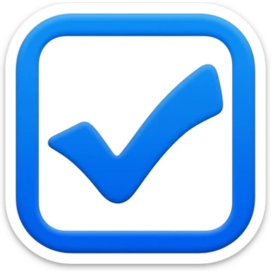 Mavi tik emoji sticker