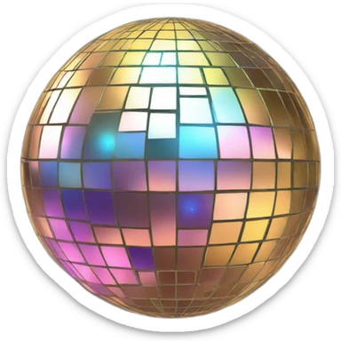 disco mirror ball sticker