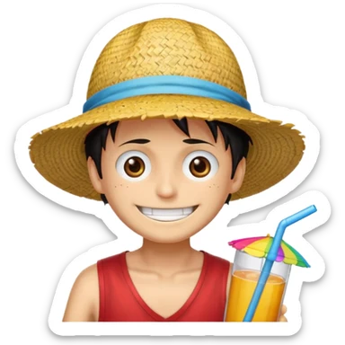 Create luffy emojis sticker