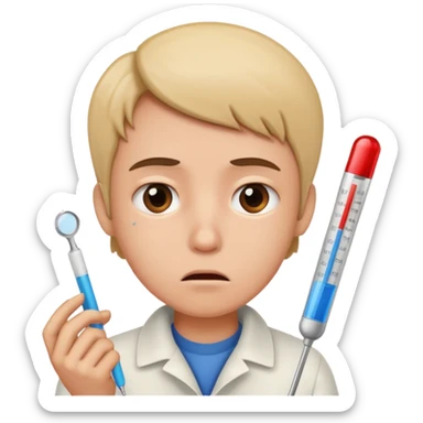 human thermometer sticker