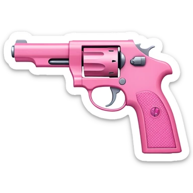 Pistola rosa sticker
