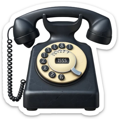 telefóno viejo sticker