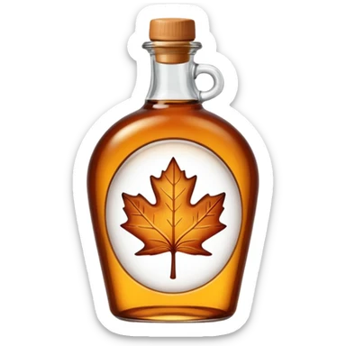 maple syrup bottle sticker