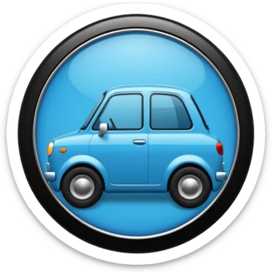 Un emoji vérification Un badge bleu avec une coche noire sticker