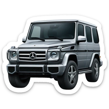 G- wagon grey sticker