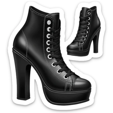 converse high heel sticker