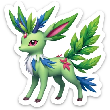 Xerneas-Celebi-Shaymin-Virizion-fusion  sticker