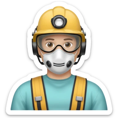 Flashman meme wearing n95 mask sticker