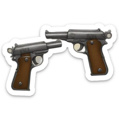 pistols-duel sticker