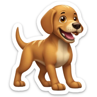 Perro disfrasado de dinosaurio  sticker