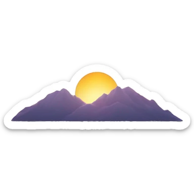 sunrise sticker