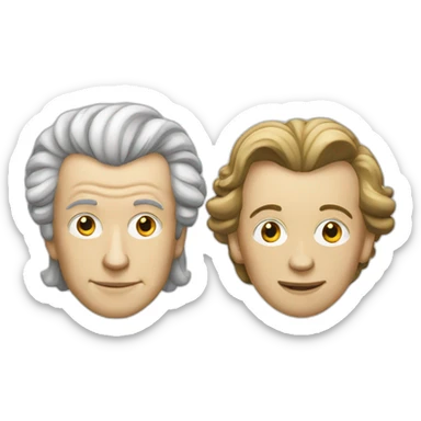 Mozart et betthoven sticker