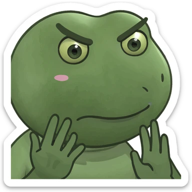 emoji frowned up with hands straight forward  sticker