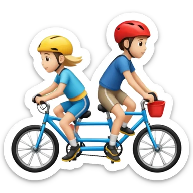 Car zooming by two kids on bikes sticker