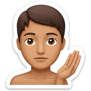 Désolé avec main à côté  sticker