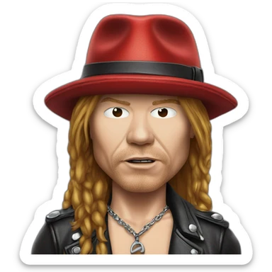 Axl rose sticker