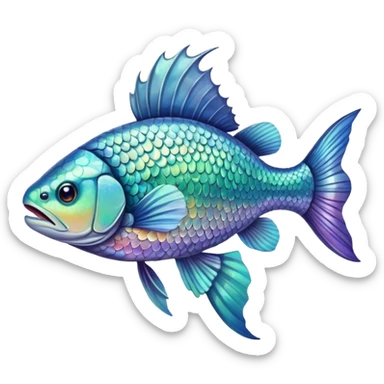 Abbor fisk sticker