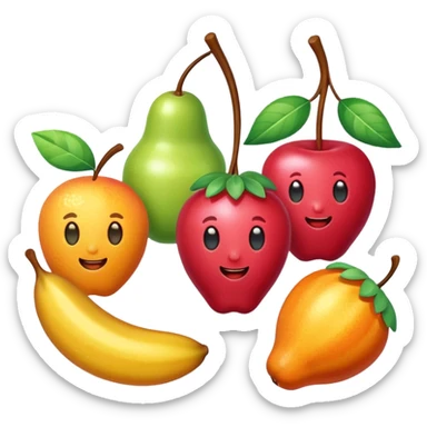 Candy-Coated Fruits sticker