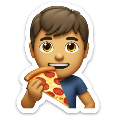 GOTO COMIENDO PIZZA sticker