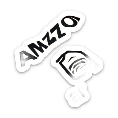 shoppingbag written Amazon on it sticker