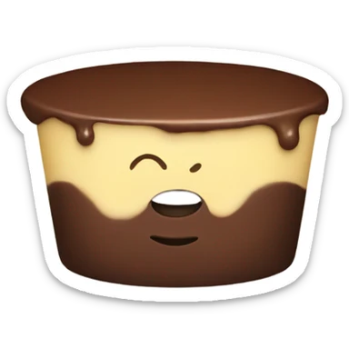 Pudding sticker