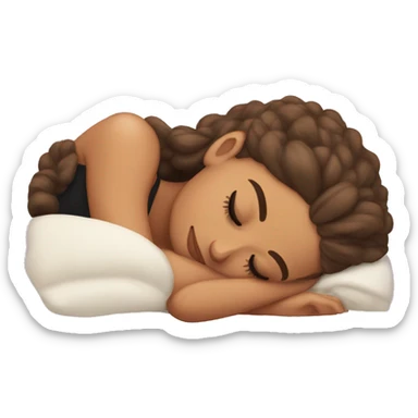 Ariana Grande sleeping sticker
