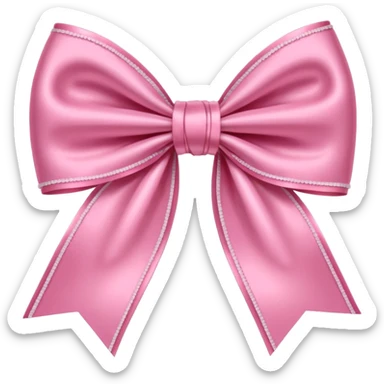 Cute girly bows sticker