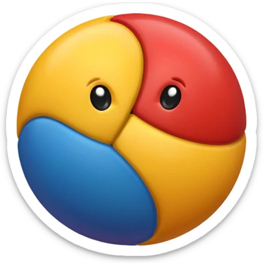 ball ball hug sticker