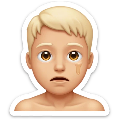 Gassy person sticker