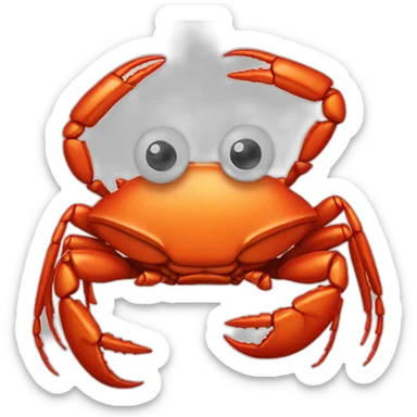 Crabe sticker