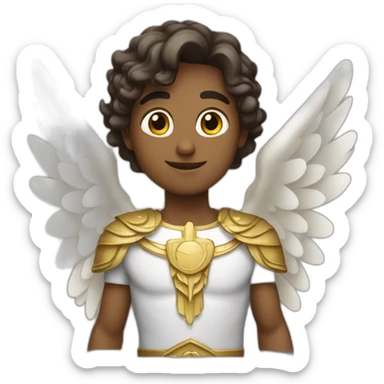 Arcángel con daga  sticker