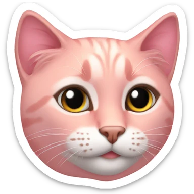 Gato rosa sticker
