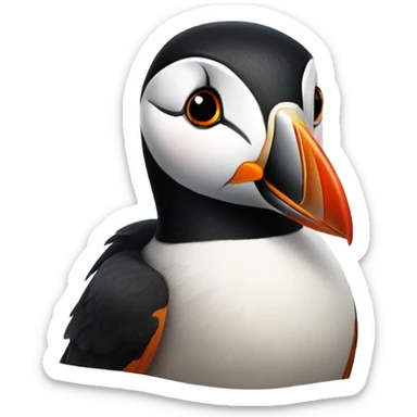 Puffin bird sticker
