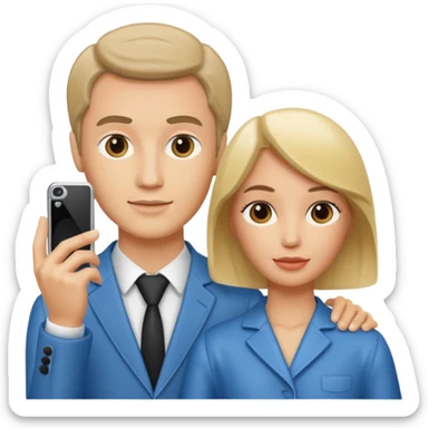 take photos with the wax figures sticker